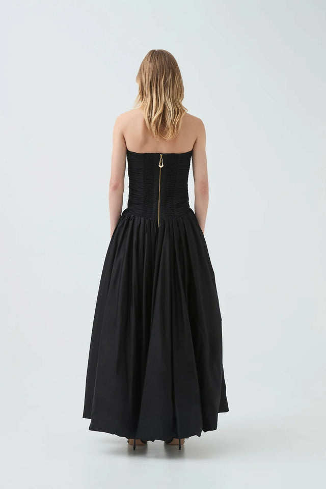 Aje Violette Bubble Hem Maxi Dress