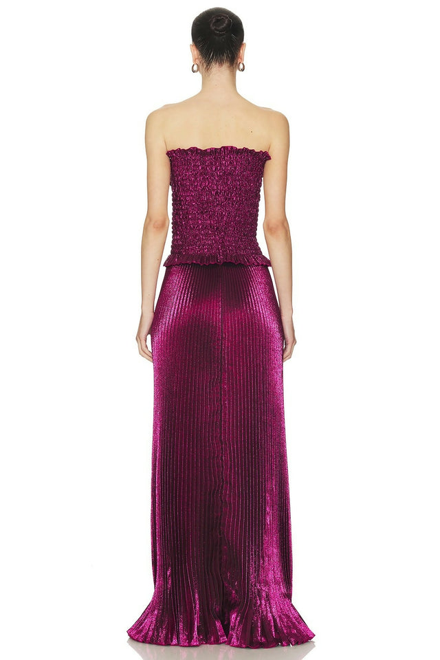 L'Idee Maya Gown Sangria Glitter Size 6,8,10,12,14