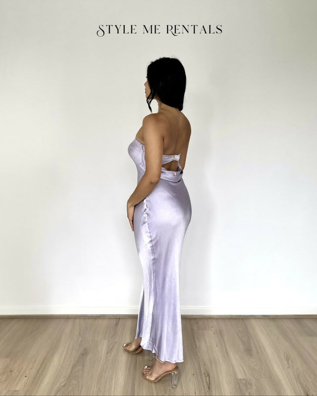 Bec and Bridge Moon Dance Strapless Dress Lilac