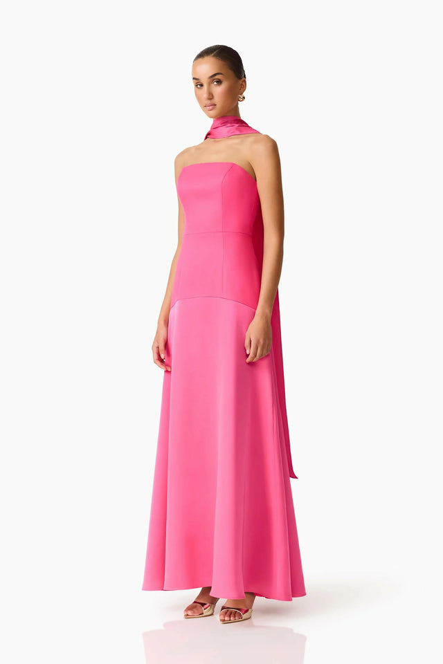 Elliatt Noralyn Strapless Gown in Pink
