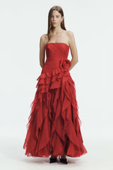 Aje Canyon Gown Red Size 8,10 view 1