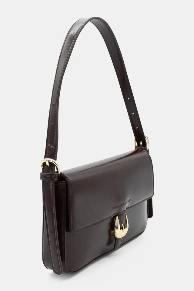 Morgan & Taylor Faith Shoulder Bag - Chocolate Brown