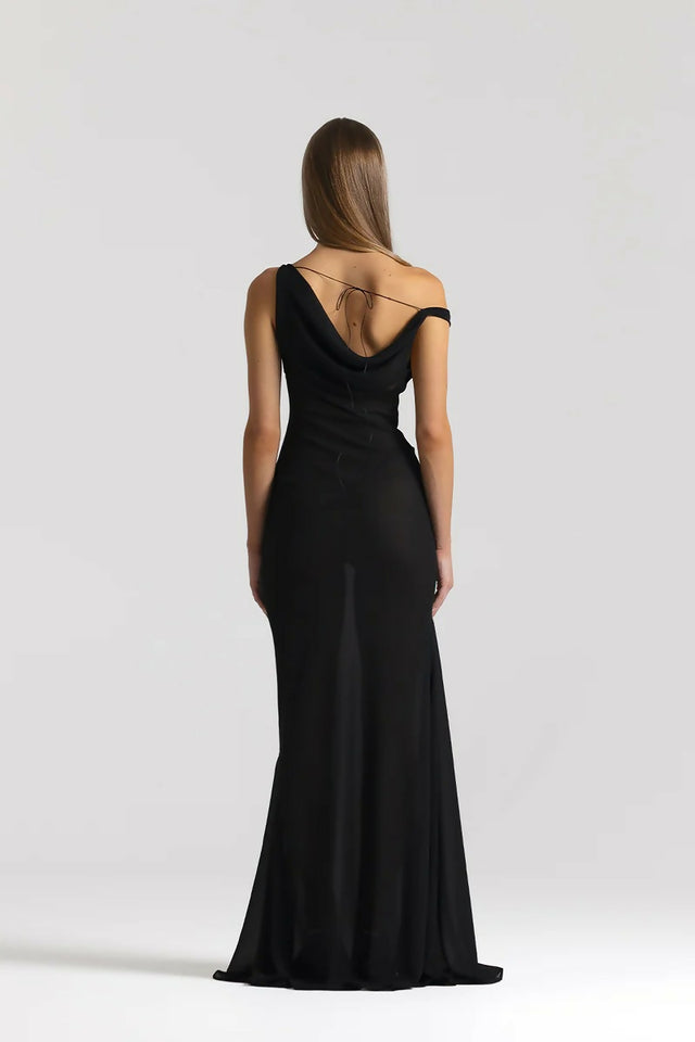 Natalie Rolt Anita Dress Black Size 8