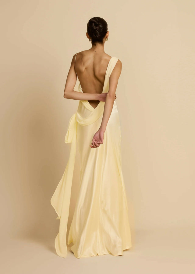 Arcina Ori Helena Dress Lemon Size 8, 10