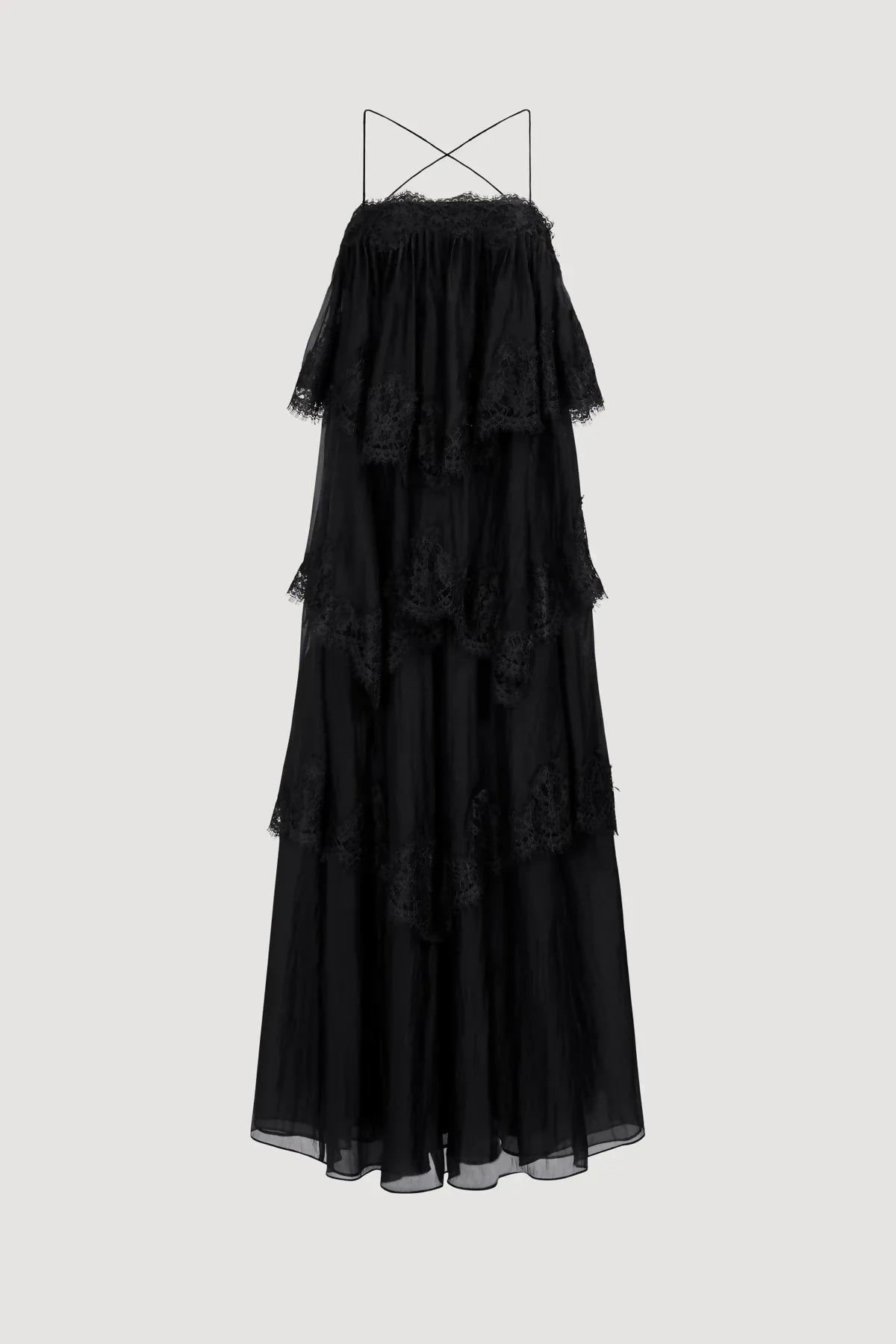 AJE Ophelia Lace Gown - Black – view 2