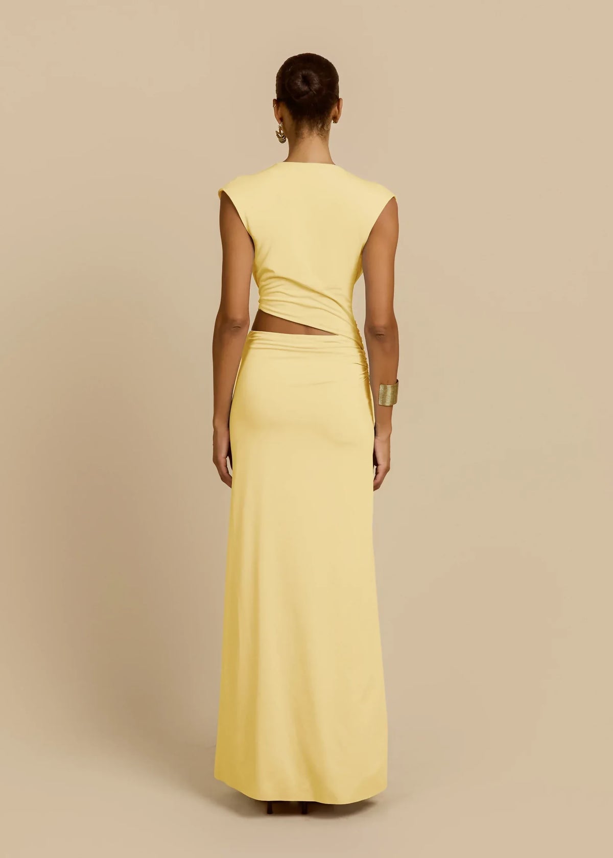 Arcina Ori Jade Dress Lemon Yellow Size 8 – view 3