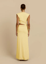 Arcina Ori Jade Dress Lemon Yellow Size 8 view 3
