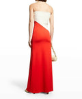 Aaizél Two Tone Asymmetric Line Maxi Dress - 6 / Multi - Dresses
