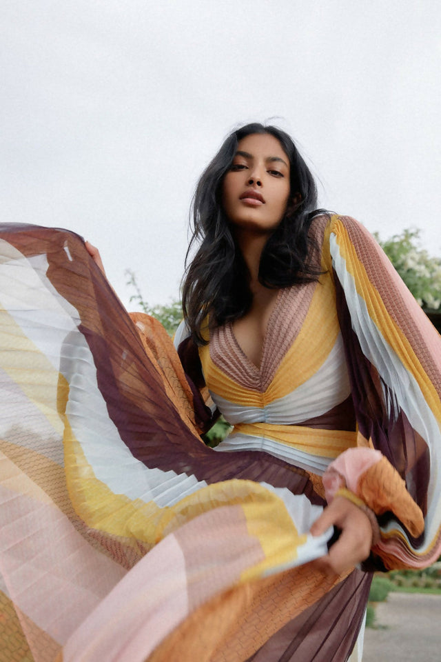 Acler Astone Rainbow Size 10 12 & 14 - Dresses