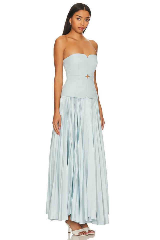 Acler Avonlea Midi Dress Celeste Blue Size 10 - 10 / Blue - Dresses