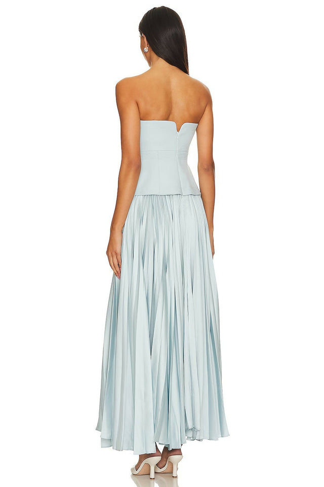 Acler Avonlea Midi Dress Celeste Blue Size 10 - 10 / Blue - Dresses