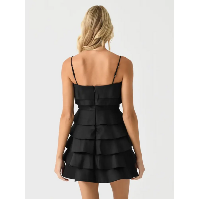 acler ashford mini dress Acler Black Balderstone Mini Dress Black Size 8