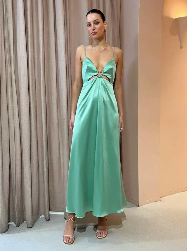 Acler Borradale Dress - 10 / Green - Dresses