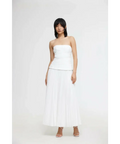 Acler Bristol Midi Dress White Size 8 - 8 / White - Dresses