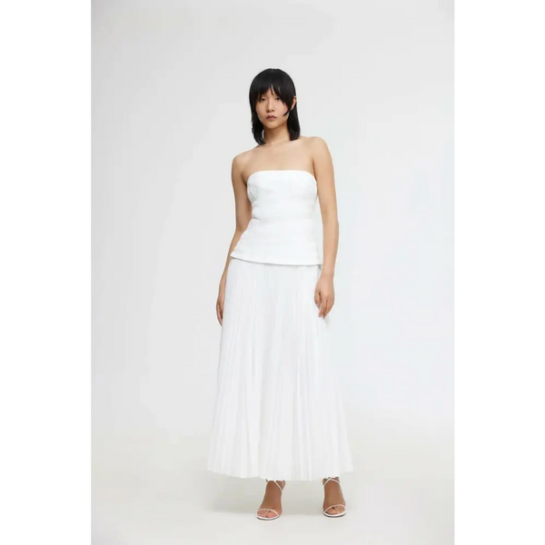 Acler Bristol Midi Dress White Size 8 - Passion