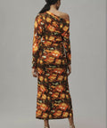 Acler Burford Midi Dress Print - Dresses