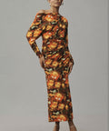 Acler Burford Midi Dress Print - Dresses