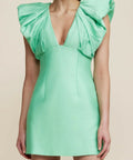Acler Denare Dress - 8 / Green - Dresses
