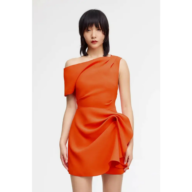 Acler Eddington Mini Dress Orange Size AU 10 - 10 / Orange - Dresses