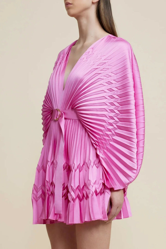 Acler Harrow Dress in Violet - 14 / Violet - Dresses