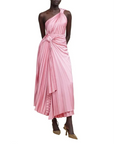 Acler - Illoura Pleated Dress - 16 / Pink - Dresses