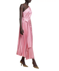 Acler - Illoura Pleated Dress - 16 / Pink - Dresses