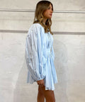 Acler Margot Dress Blue - 12 / Blue - Dresses