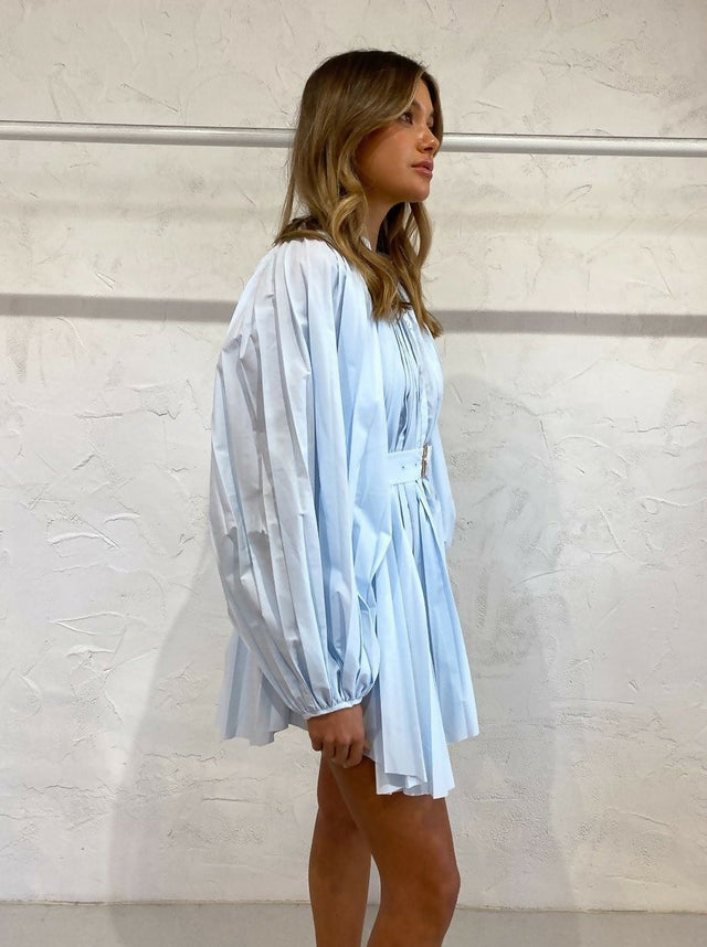 Acler Margot Dress Blue - 12 / Blue - Dresses
