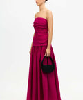 Acler Nershall Maxi - Iris - 8 / Red - Dresses