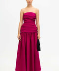 Acler Nershall Maxi - Iris - 8 / Red - Dresses