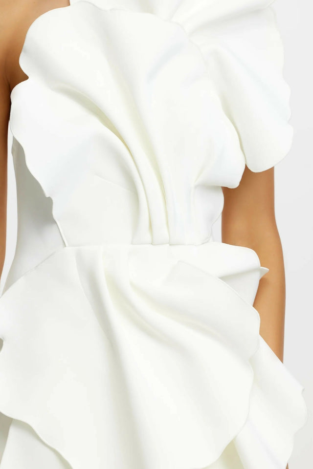 Acler Oake Mini Dress Ivory / White Size 10 - 10 / White - Dresses