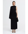 Acler Odder Midi Dress - Black - Dresses