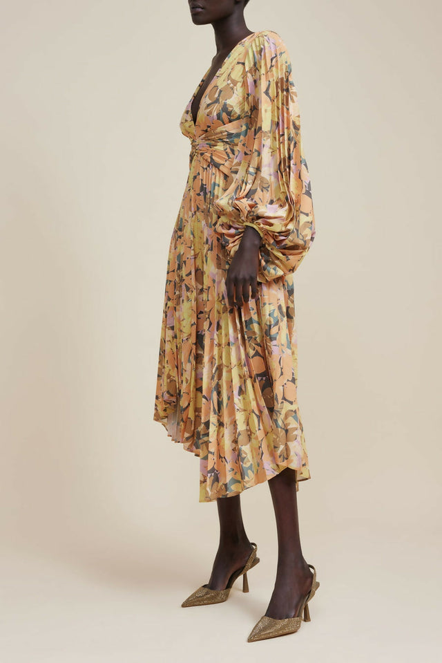 Acler Palms Dress in Kaleidoscope Floral Size 12 - 12 / Multi - Dresses