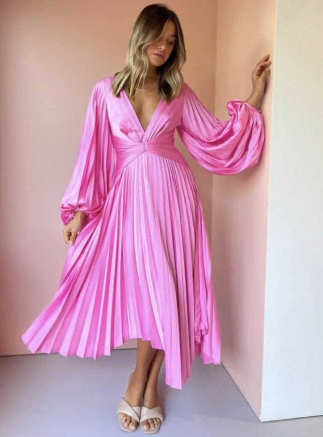 Acler Palms Midi Dress - Dresses