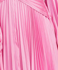 Acler Palms Pleat Dress - 12 / Pink - Dresses