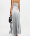 Acler Rockland Midi Dress Silver - Dresses