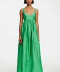 Acler Sandgate Midi Dress Shamrock Size 10 - 10 / Green - Dresses