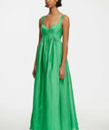 Acler Sandgate Midi Dress Shamrock Size 10 - 10 / Green - Dresses