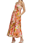 Acler Tate Dress Size 14 Pink Bouquet Maxi - 14 / Print - Dresses