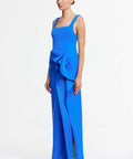 Acler Tuthill Midi Dress - 12 / Blue - Dresses