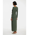 Acler Wytham Midi Dress - Deep Olive - Dresses