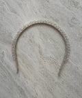A’el Este Crystal Beaded Gold Headband - Gold - Headbands