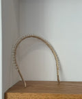 A’el Este Crystal Beaded Gold Headband - Gold - Headbands