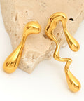 Afine Helena Earrings - Gold - Earrings