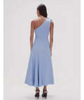 AJE - Adelia Ruffle Midi Dress - Light Sky - 14 / Blue - Dresses