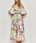 Aje Adina Midi Dress - 10 / Multi - Dresses