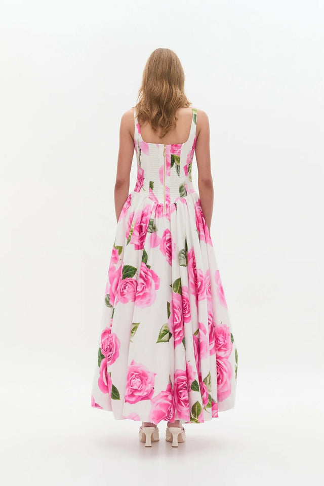 Aje Alani Gown Soft Rose Light - 12 / Floral - Dresses