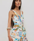 Aje Ambie Mini Dress in Postcard - 10 / Print - Dresses