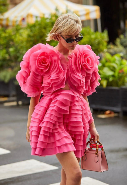 Aje Amour Ruffle Mini Dress - Passion For Fashion