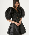 Aje Amour Ruffle Mini Dress | Black - Dresses